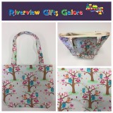 Medium Tote Bag - Owls